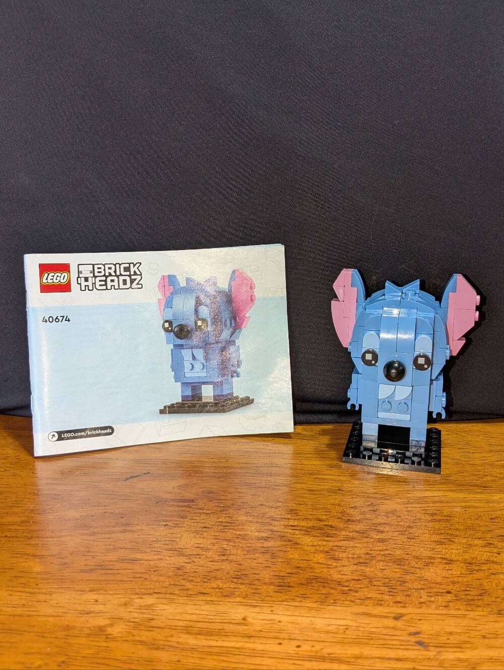LEGO BrickHeadz Disney Stitch 40674 Built with Instructions